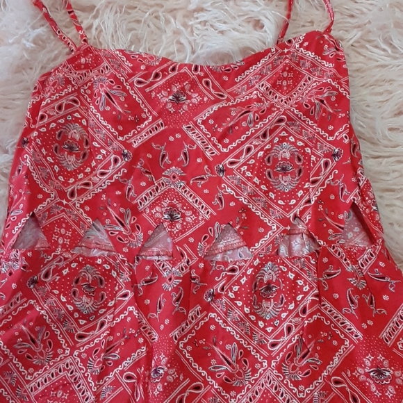H&M | Bandana Print Cut Out Dress - Picture 5 of 6